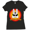too hip to hop   bunny easter Ladies Fitted T-Shirt