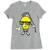 light blub guy Ladies Fitted T-Shirt