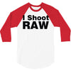 i shoot raw 3/4 Sleeve Shirt