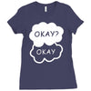 okay okay Ladies Fitted T-Shirt