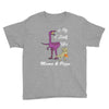 mama &amp; pizza dinasour. Youth Tee