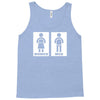 restroom sign sticker vinyl decal Tank Top