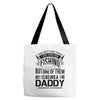 Fishing Daddy Tote Bags
