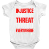 injustice anywhere is a threat Baby Bodysuit
