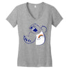 scarebear Women's V-Neck T-Shirt