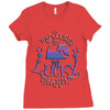lucky scottie Ladies Fitted T-Shirt