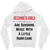 December Girls Zipper Hoodie