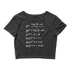 X-Mas Math Crop Top