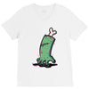 zombie hand V-Neck Tee