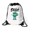 the dweeb Drawstring Bags