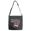 necessity is the mother Adjustable Strap Totes