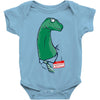 my name is apatosaurus Baby Onesie