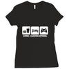 eat Ladies Fitted T-Shirt