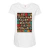harry potter when in doubt go to the library Maternity Scoop Neck T-shirt