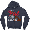 Just A Girl In Love With Her Heavy Equipment Operator Zipper Hoodie