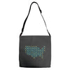 periodic table of the states Adjustable Strap Totes