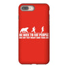 be nice to fat people bear chase funny pub joke iPhone 8 Plus