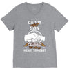 daddy and son not always eye to eye V-Neck Tee