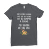 ice cream or a felony Ladies Fitted T-Shirt