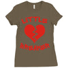 little heart breaker Ladies Fitted T-Shirt