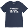 world's okayest sister V-Neck Tee