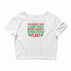 nitroglycerin plant Crop Top