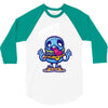 zombie burgers rouge 3/4 Sleeve Shirt