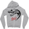 snake head Zipper Hoodie