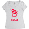instinct attention gorilla beast Women's Triblend Scoop T-shirt