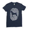 boxer fingerprint Ladies Fitted T-Shirt