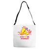 kino loves hong kong Adjustable Strap Totes