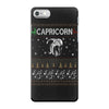 capricorn christmas ugly sweater iPhone 7 Case