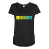 bazinga periodic table funny funny birthday present gift Maternity Scoop Neck T-shirt