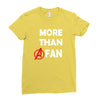 Avengers More Than A Fan Ladies Fitted T-Shirt