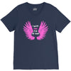 i wear pink for my mom V-Neck Tee