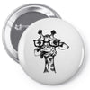nerd giraffe Pin-back button