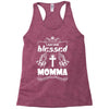 I Am One Blessed Momma Racerback Tank