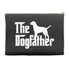 the dogfather labrador retriever white Accessory Pouches