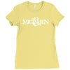 of mice and men logo Ladies Fitted T-Shirt