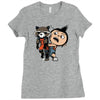 fluffy lil guardian Ladies Fitted T-Shirt