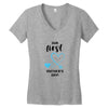 Our First Mother's Day! Baby Boy Women's V-Neck T-Shirt