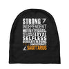 Strong Independent Motivated Sagittarius Baby Beanies