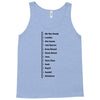 Beard Growth Scale Tank Top