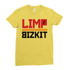 limp bizkit black logo Ladies Fitted T-Shirt