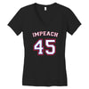 Impeach 45 Women's V-Neck T-Shirt