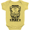 Never Underestimate Dog Rescuer Who Was Born May Baby Onesie
