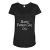 Happy Father's Day Maternity Scoop Neck T-shirt