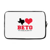 Texas Loves Beto Laptop sleeve