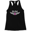 angel wing believe breast cancer Racerback Tank