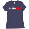 sunn amplifiers amp band guitar Ladies Fitted T-Shirt